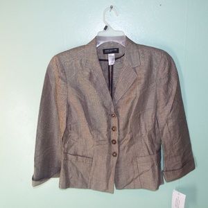 NWT Jones New York Linen and Silk Blazer